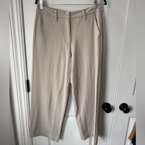 American Eagle Outfitters Cream stovepipe Trousers